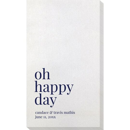 Oh Happy Day Bamboo Luxe Guest Towels